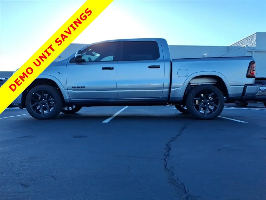 New 2026 Billet Silver Metallic Clear-Coat Exterior Paint RAM Laramie image 3