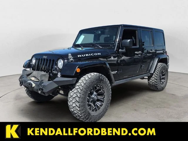 Used 2017 Black Jeep Unlimited Rubicon image 1