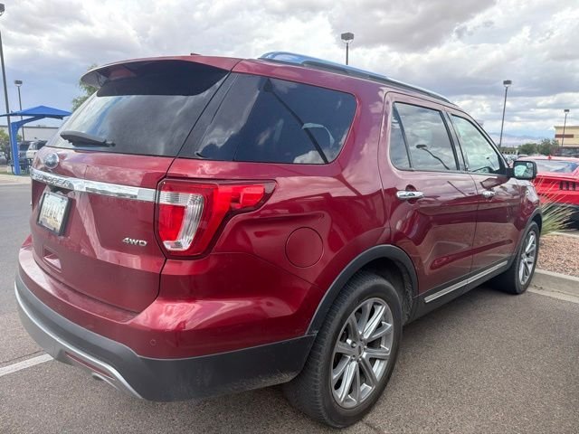Used 2017 Ruby Red Metallic Ford Limited image 4