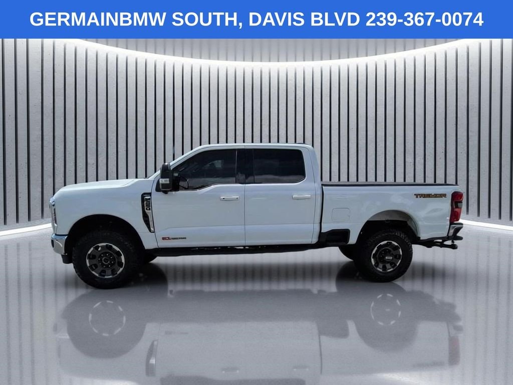 Used 2024 White Metallic Ford Lariat image 8