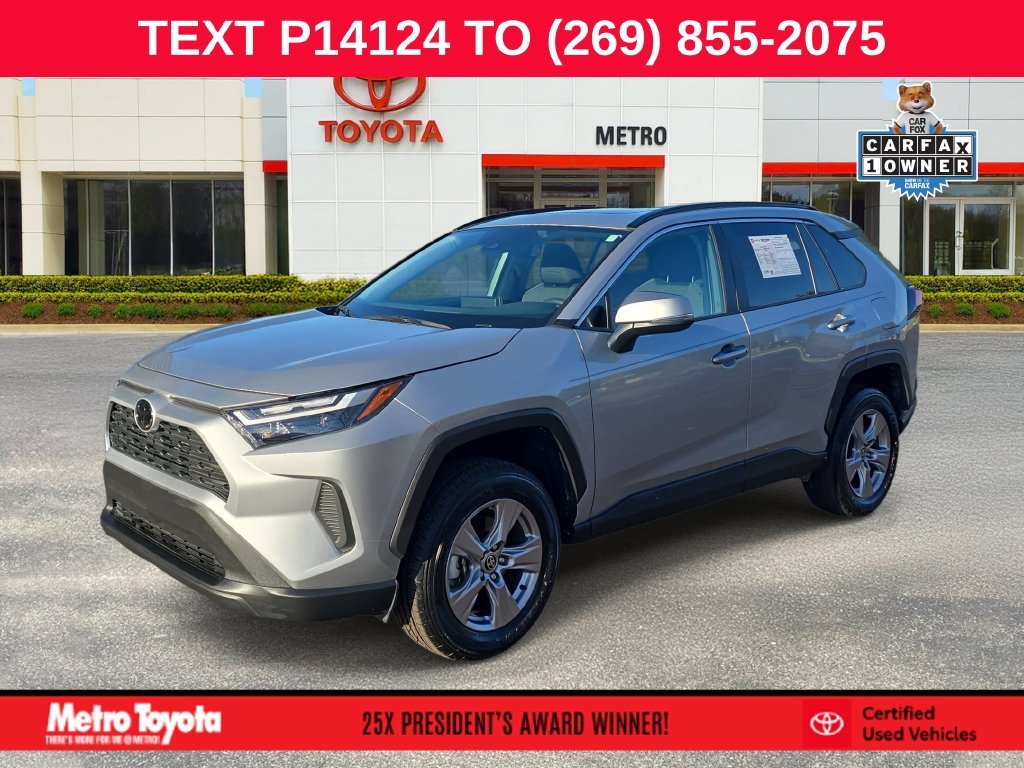 Certified Used 2025 Silver Toyota XLE image 1