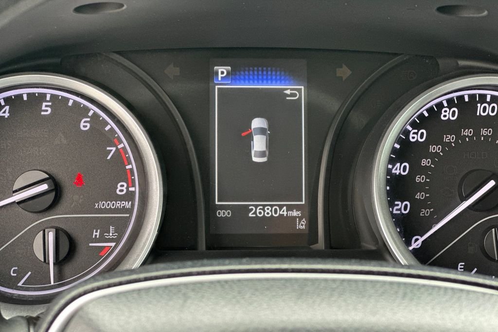 Used 2023 Midnight Black Metallic Toyota LE image 25
