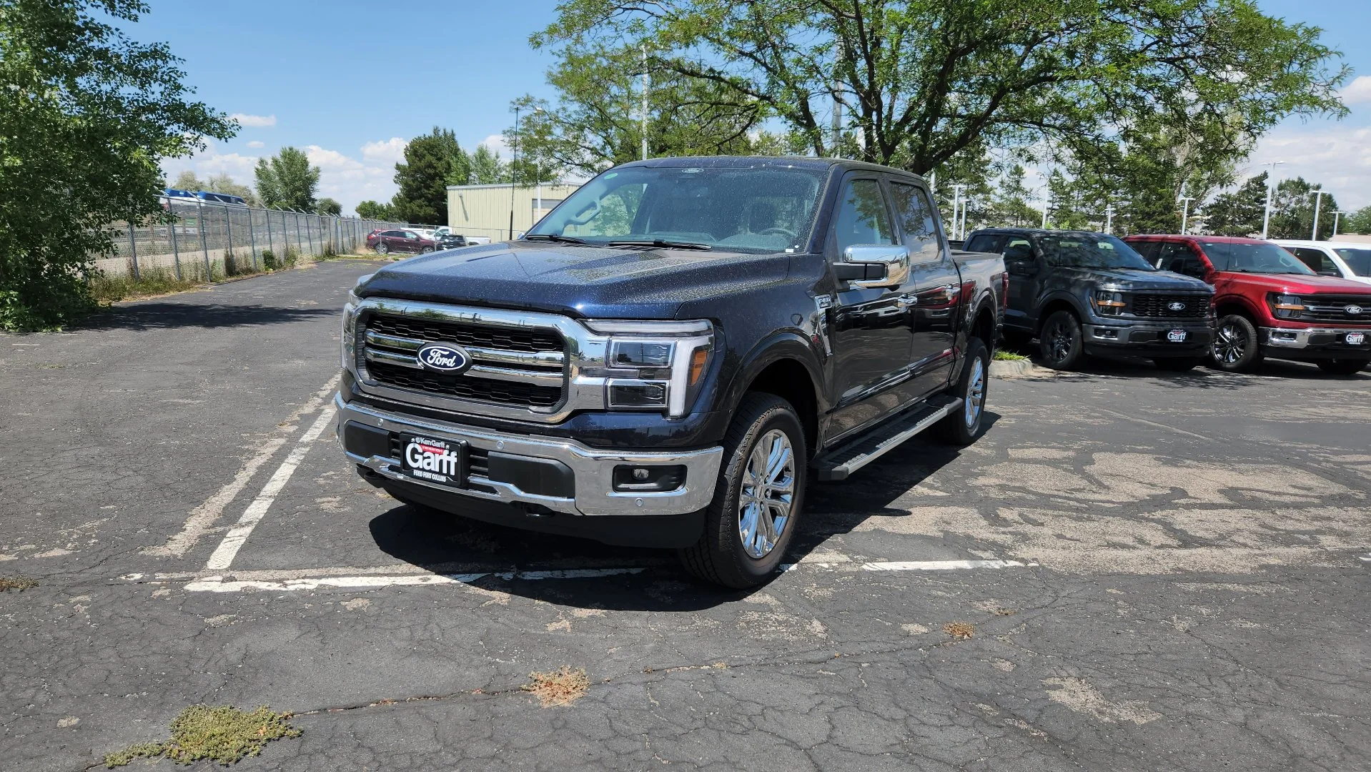 New 2026 Antimatter Blue Metallic Ford LARIAT image 2