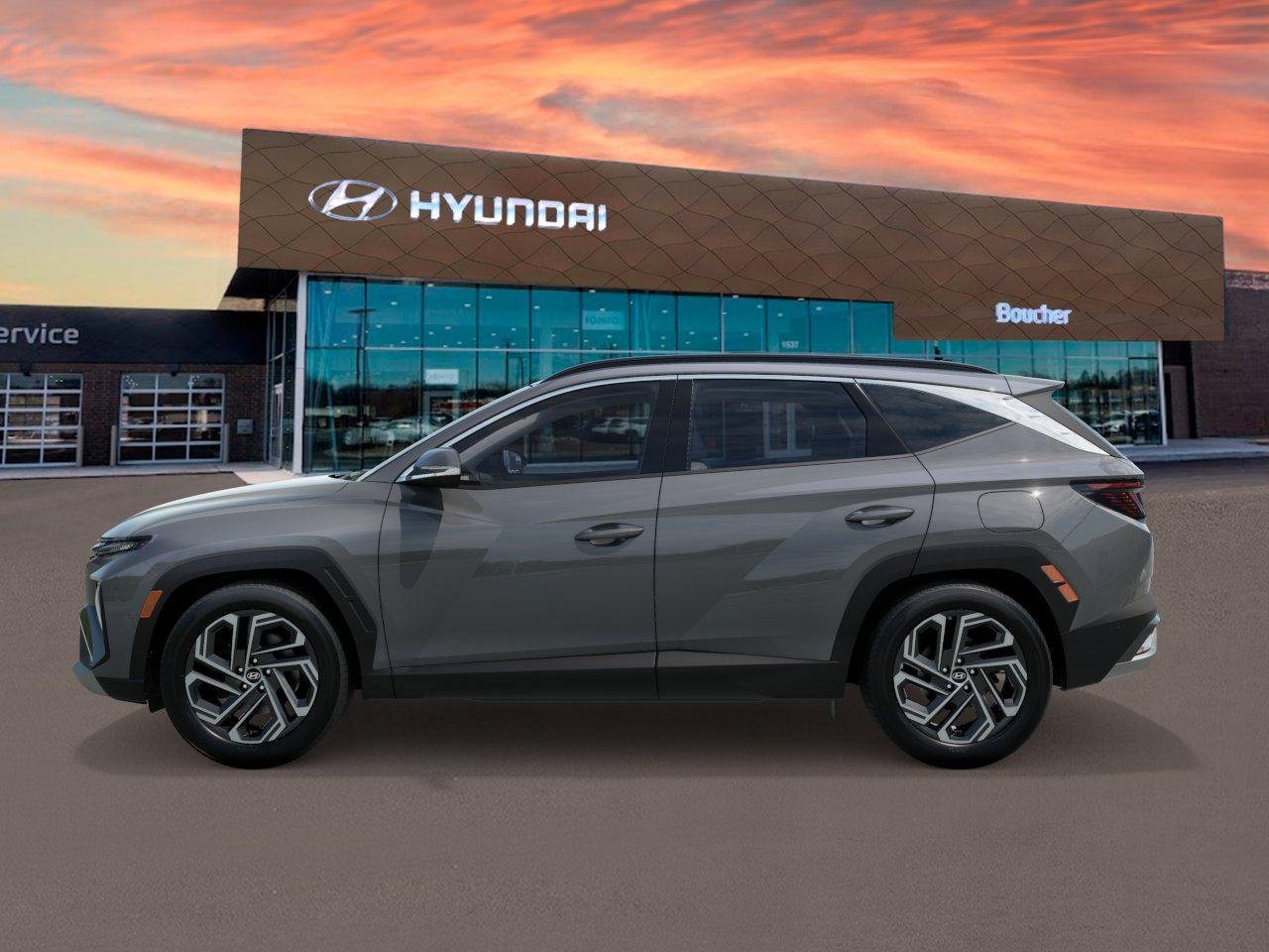 New 2026 Hampton Gray Hyundai Limited AWD image 3