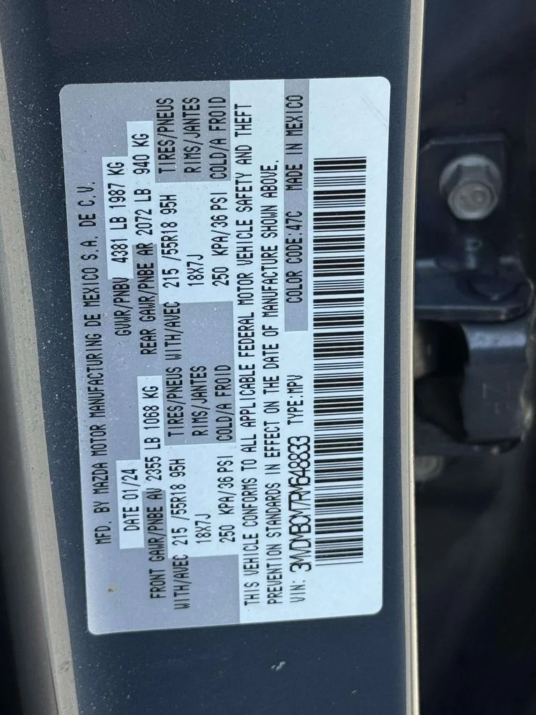 Used 2024 Gray Mazda 2.5 S Carbon Edition image 29