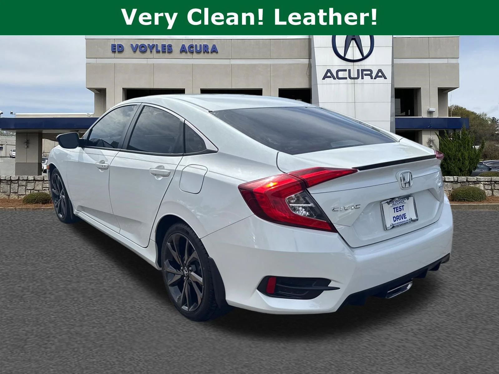 Used 2020 Platinum White Pearl Honda Sport image 7