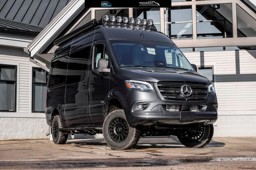 New 2026 Tenorite Gray Metallic Midwest Automotive Designs FD2 w/ Dual Rear Bench Overland Package, 540AH, Solar and 2.5KW Cummins Onan Generator image 1