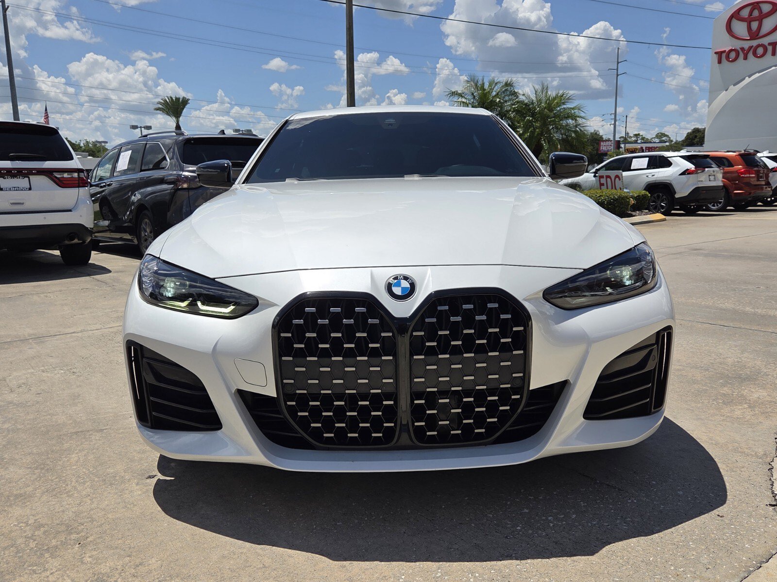 Used 2023 Mineral White Metallic BMW 430i Gran Coupe image 1