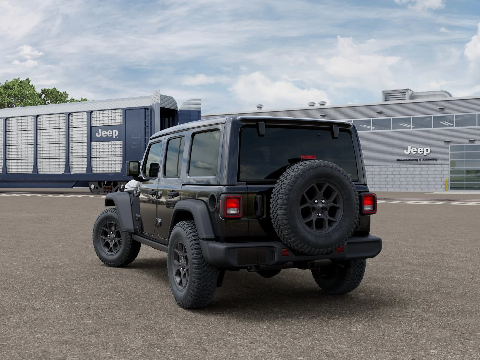 New 2026 Black Clear-Coat Exterior Paint Jeep Willys image 3