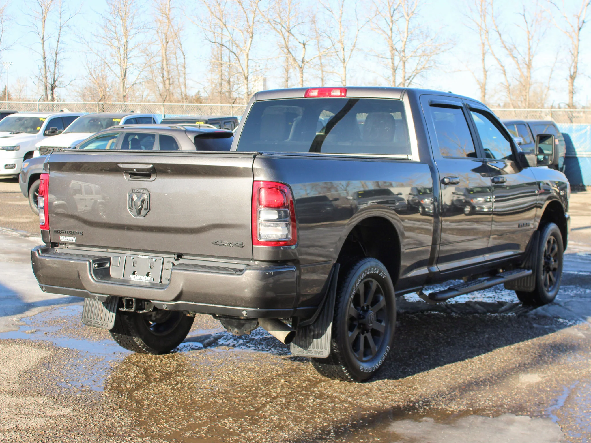 Certified Used 2024 Grey RAM Big Horn * No Accidents | Cummins Diesel | Night Edition | Apple CarPlay | Tonneau Cover | Alpine image 13
