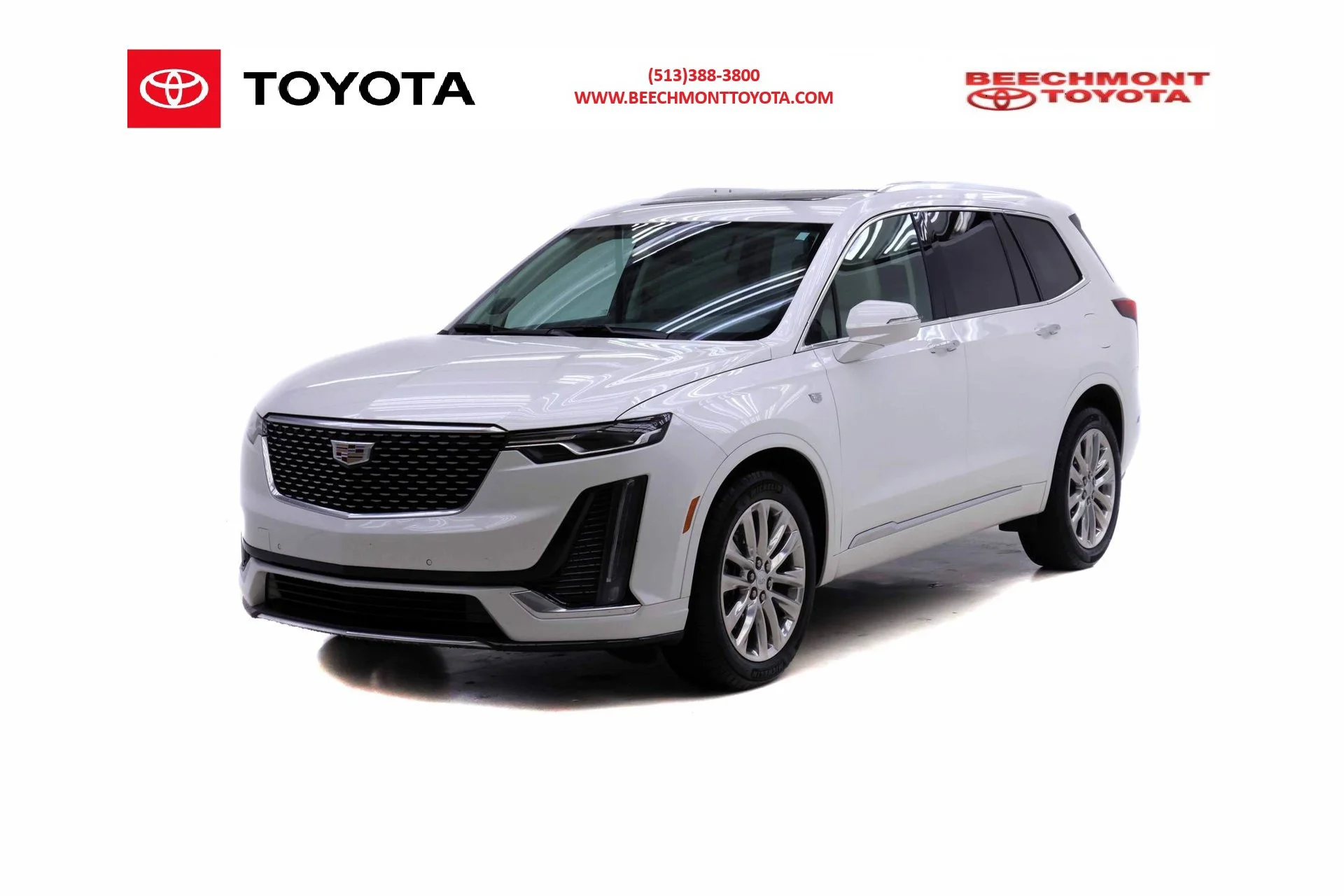 Used 2021 White Cadillac Premium Luxury image 1
