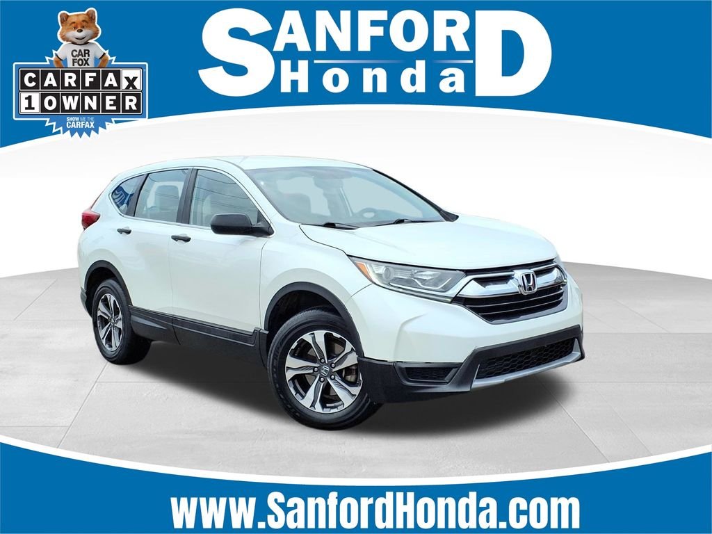 Used 2017 White Diamond Pearl Honda LX image 1