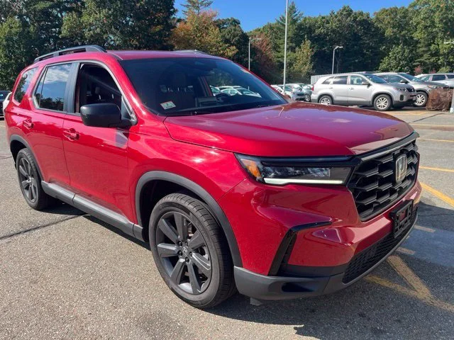 Used 2025 Radiant Red Metallic II Honda Sport image 1