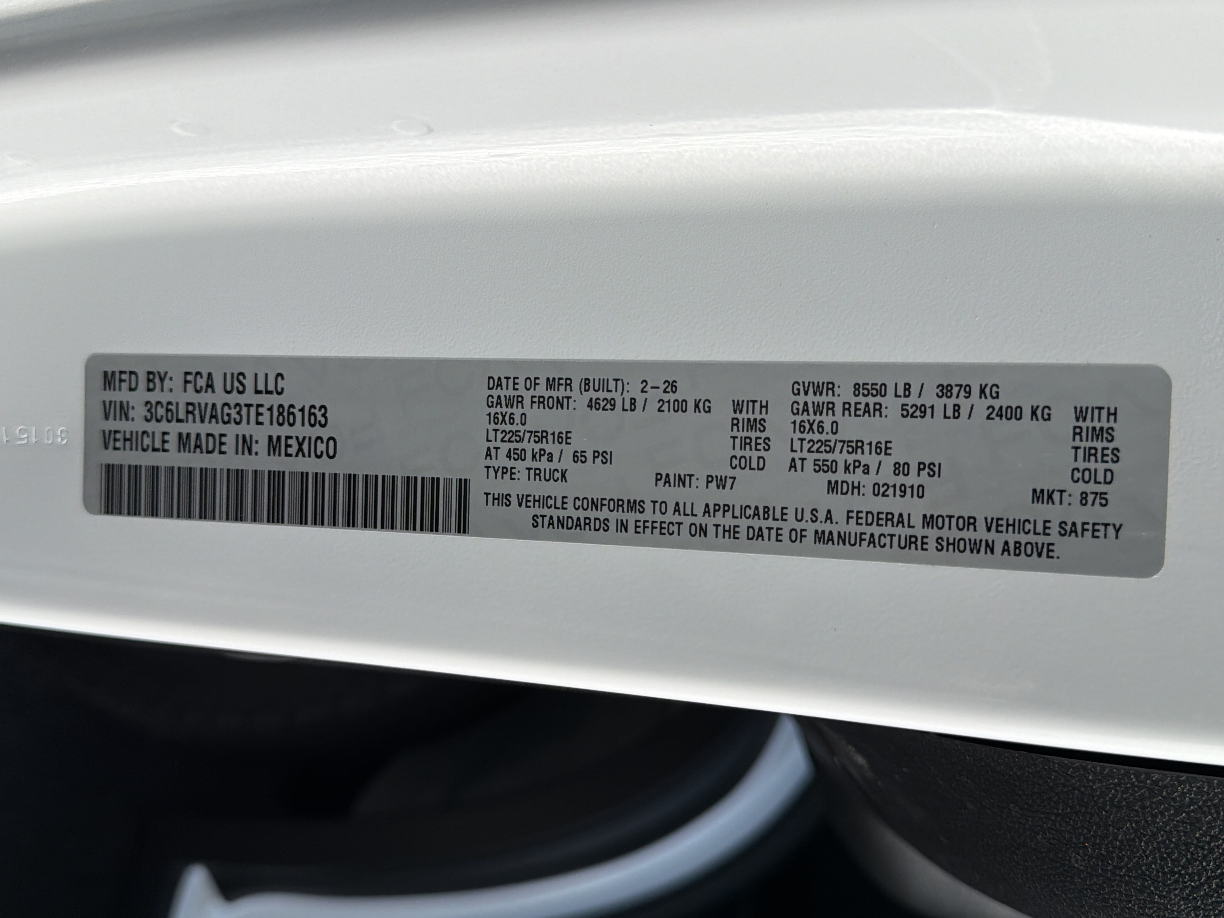 New 2026 Bright White Clearcoat RAM Low Roof image 35