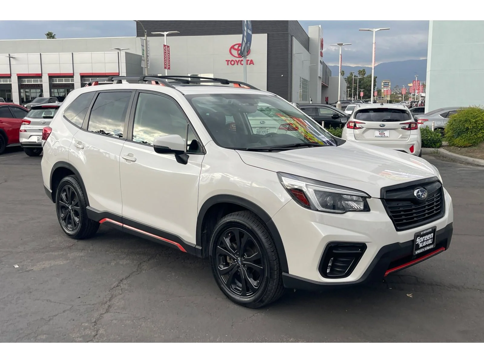 Used 2021 CRYSTAL WHITE PEA Subaru Sport image 8