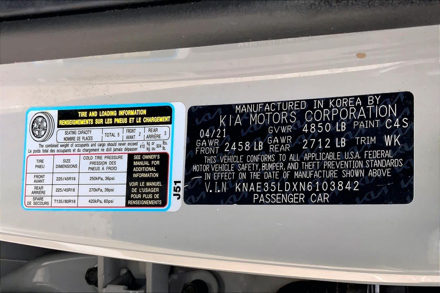 Used 2022 Ceramic Silver Kia GT-Line image 36