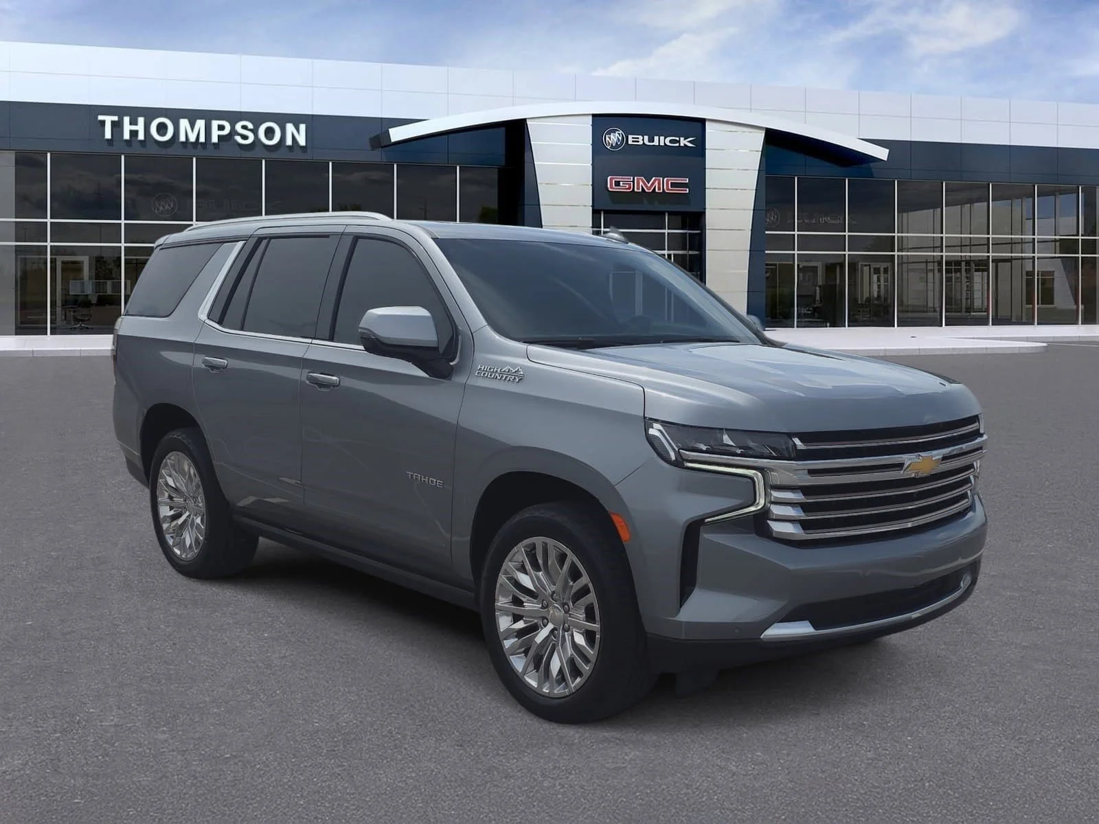 Used 2023 Sterling Gray Metallic Chevrolet High Country image 1