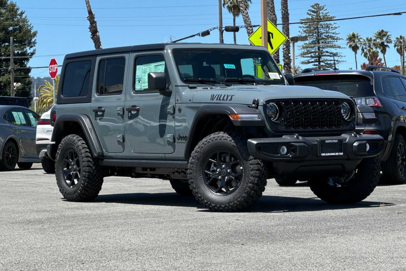 New 2026 Jeep Wrangler Willys 4-door in Santa Cruz #18868 | Santa