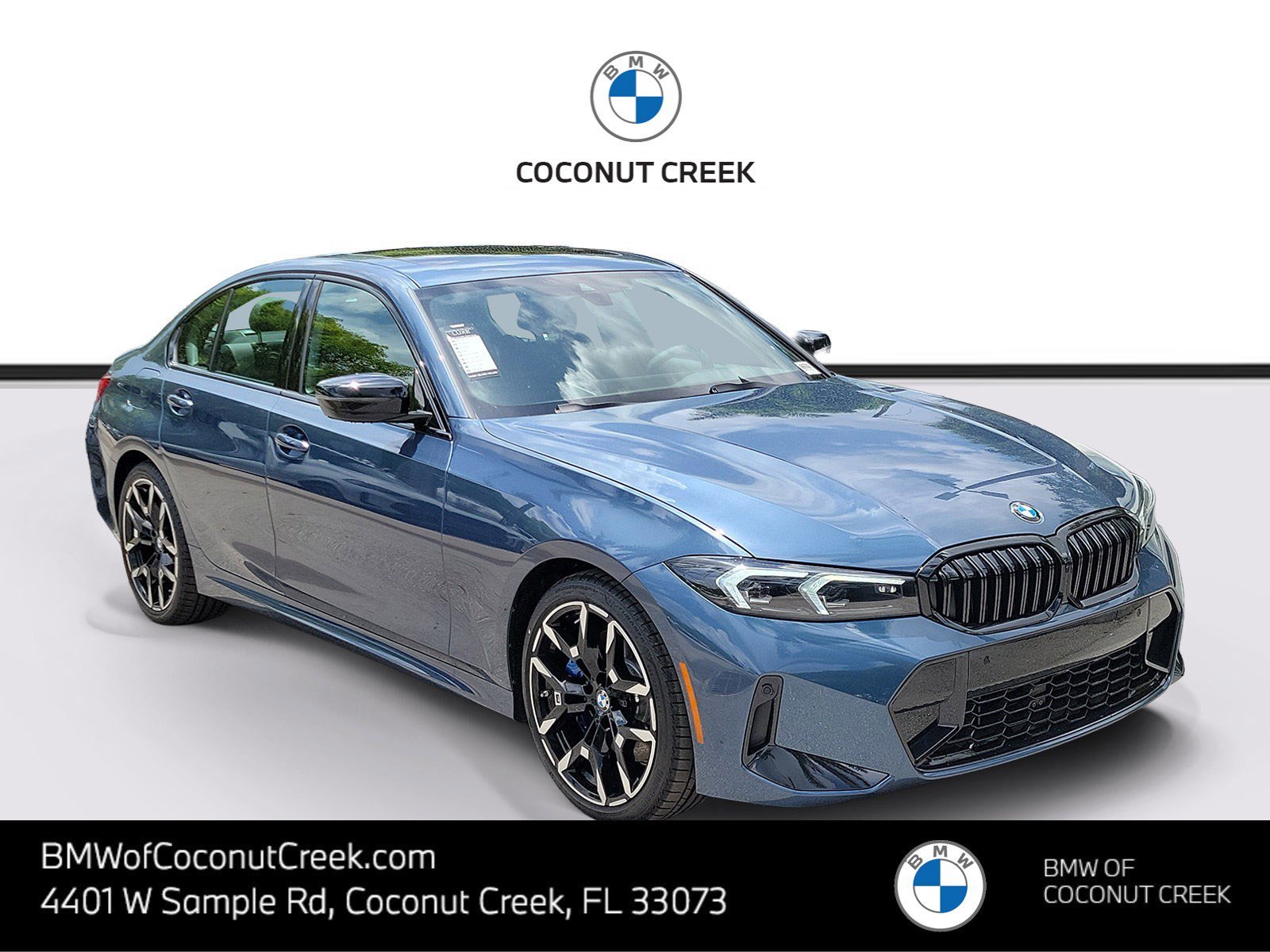 New 2026 Arctic Race Blue Metallic BMW 330i NA image 1