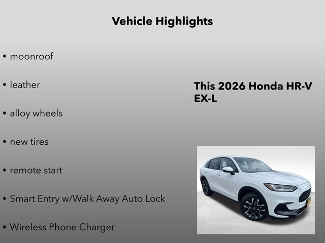 New 2026 Platinum White Pearl Honda EX-L image 15