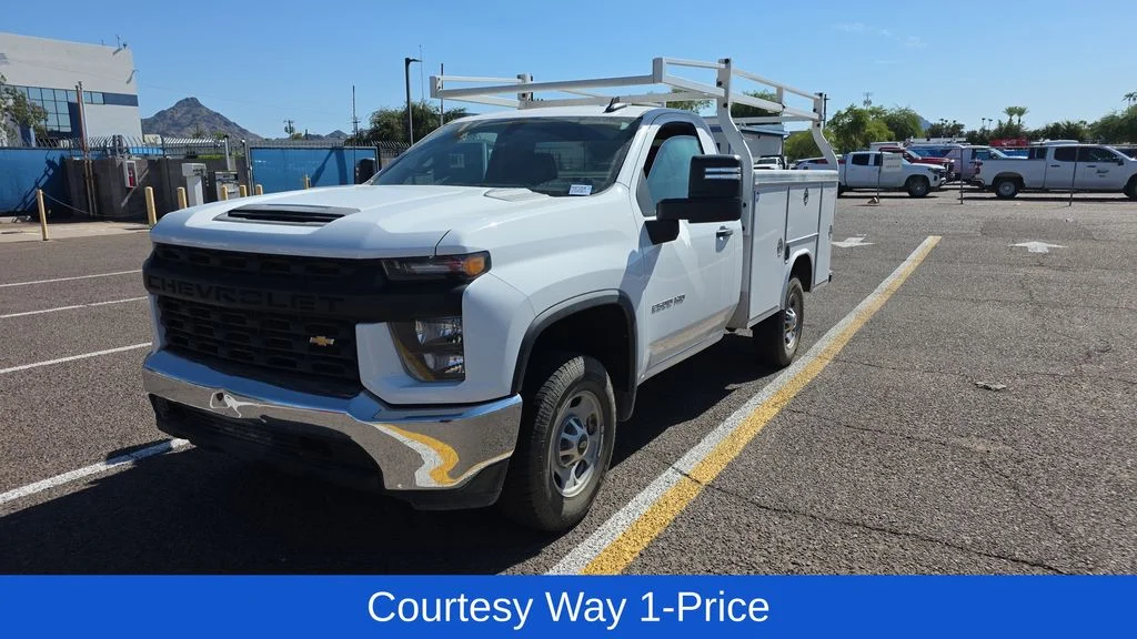 Used 2020 White Chevrolet Work Truck image 4