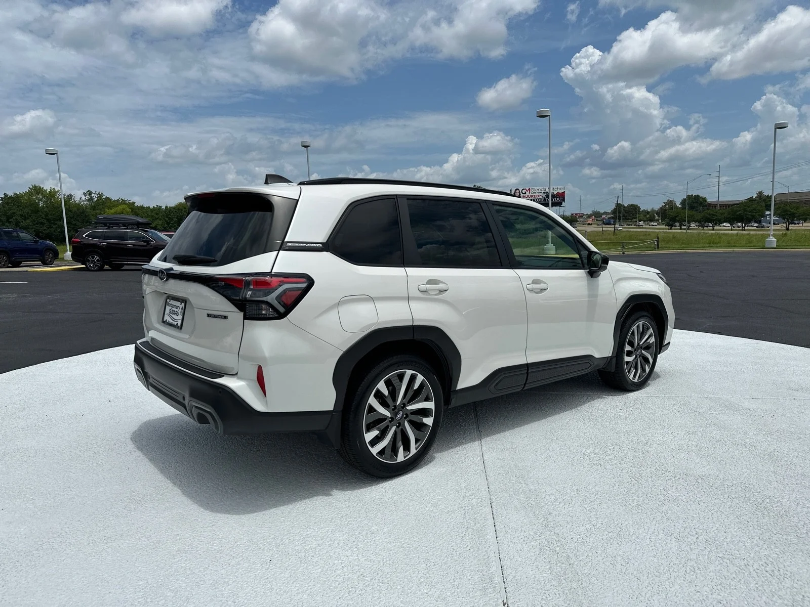 Certified Used 2025 Crystal White Pearl Subaru Touring AWD image 7