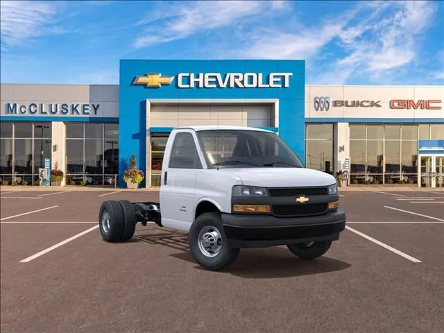 New 2025 White Chevrolet Work Van image 1