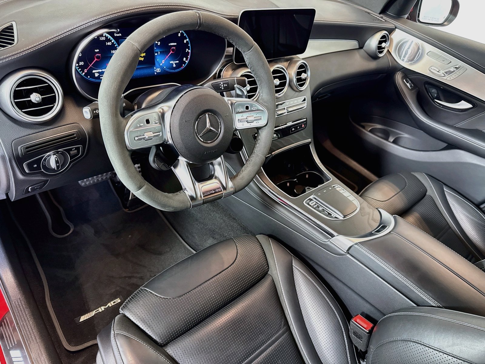 Used 2020 Designo Cardinal Red Metallic Mercedes-Benz AMG® GLC 63 image 4