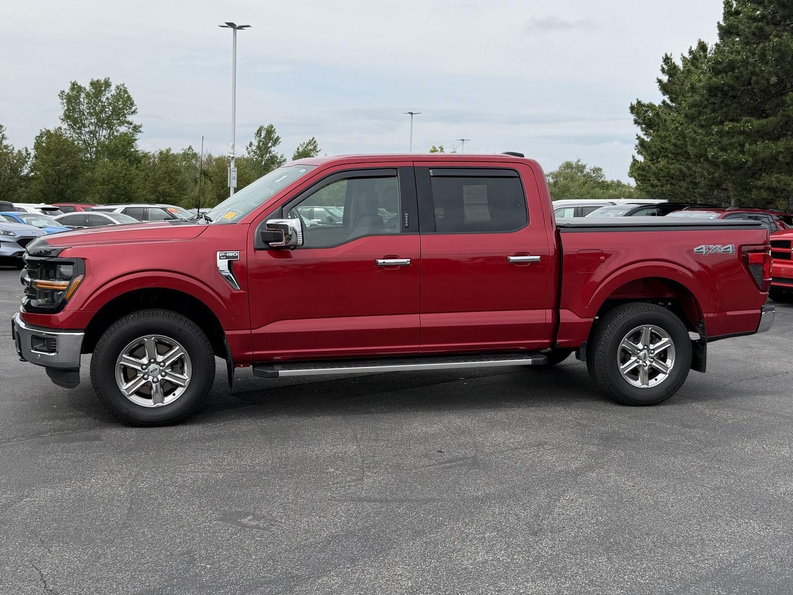 Used 2024 Rapid Red Metallic Tinted Clearcoat Ford XLT image 6