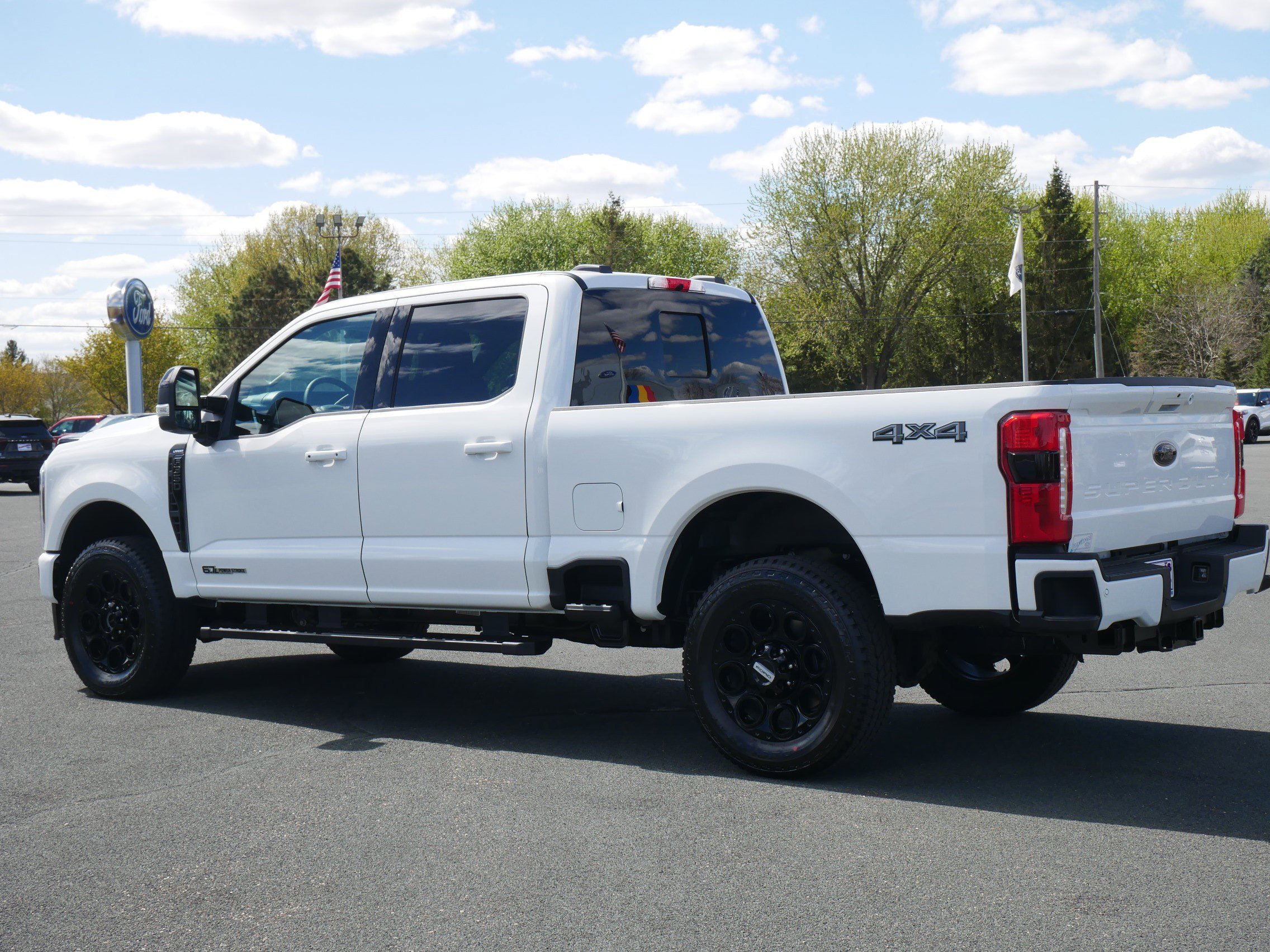 New 2026 Star White Metallic Tri-Coat Ford F-350® Lariat® image 2