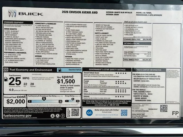 2026 Buick Envision Avenir - Photo 22