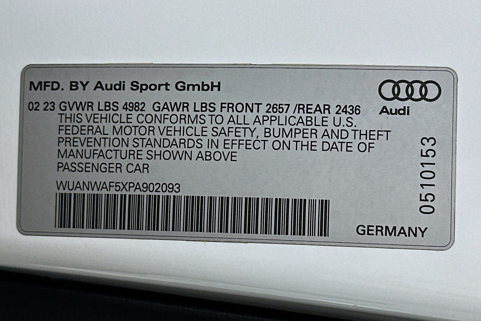 Used 2023 Glacier White Metallic Audi  image 24
