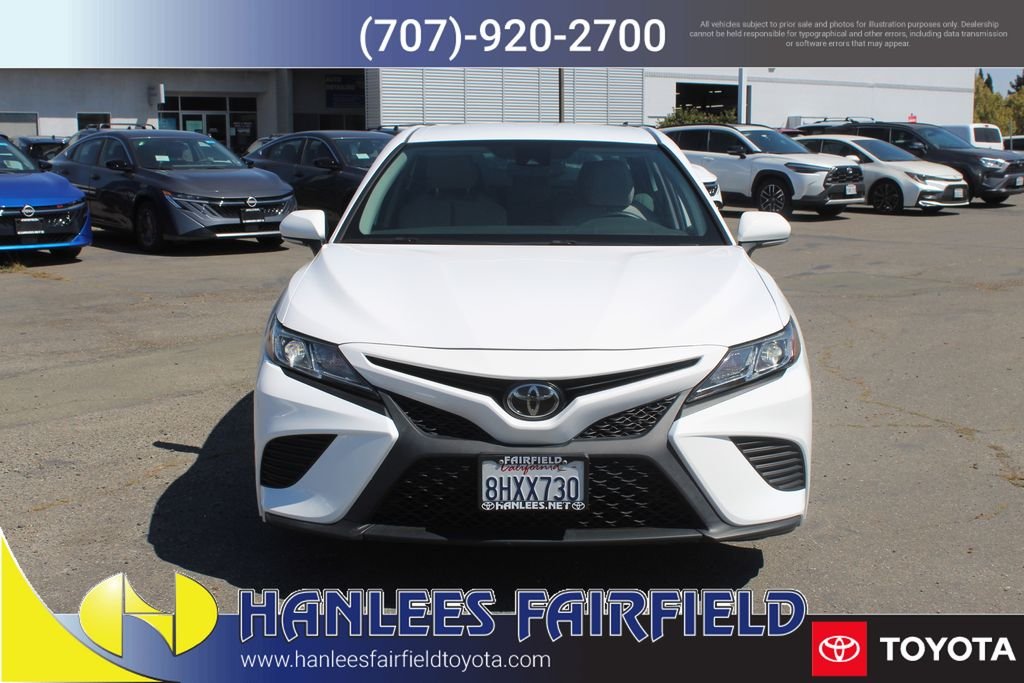 Certified Used 2019 White Toyota SE image 4