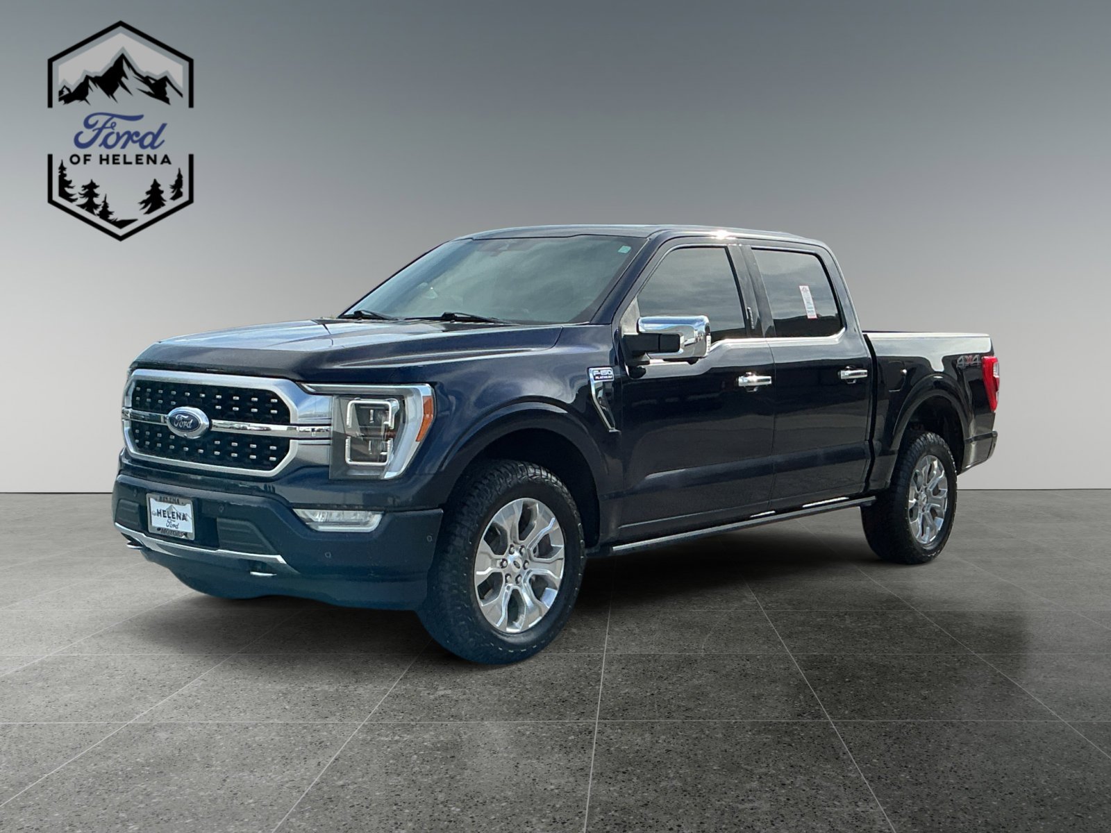 Used 2022 Blue Ford Platinum image 1