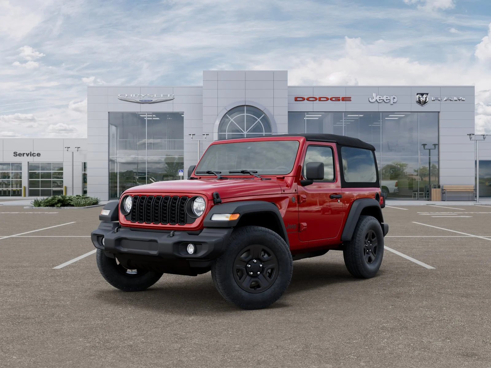 New 2026 Firecracker Red Clear-Coat Exterior Paint Jeep Sport image 32