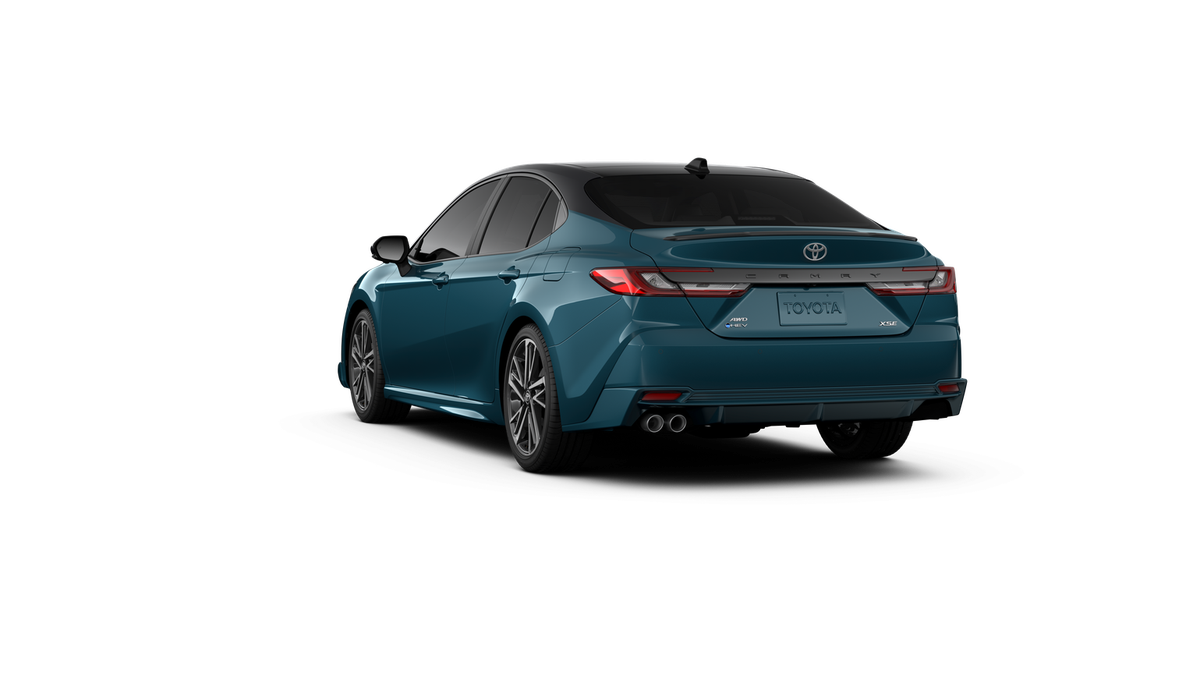 New 2026 Ocean Gem with Midnight Black Metallic roof Toyota XSE image 7
