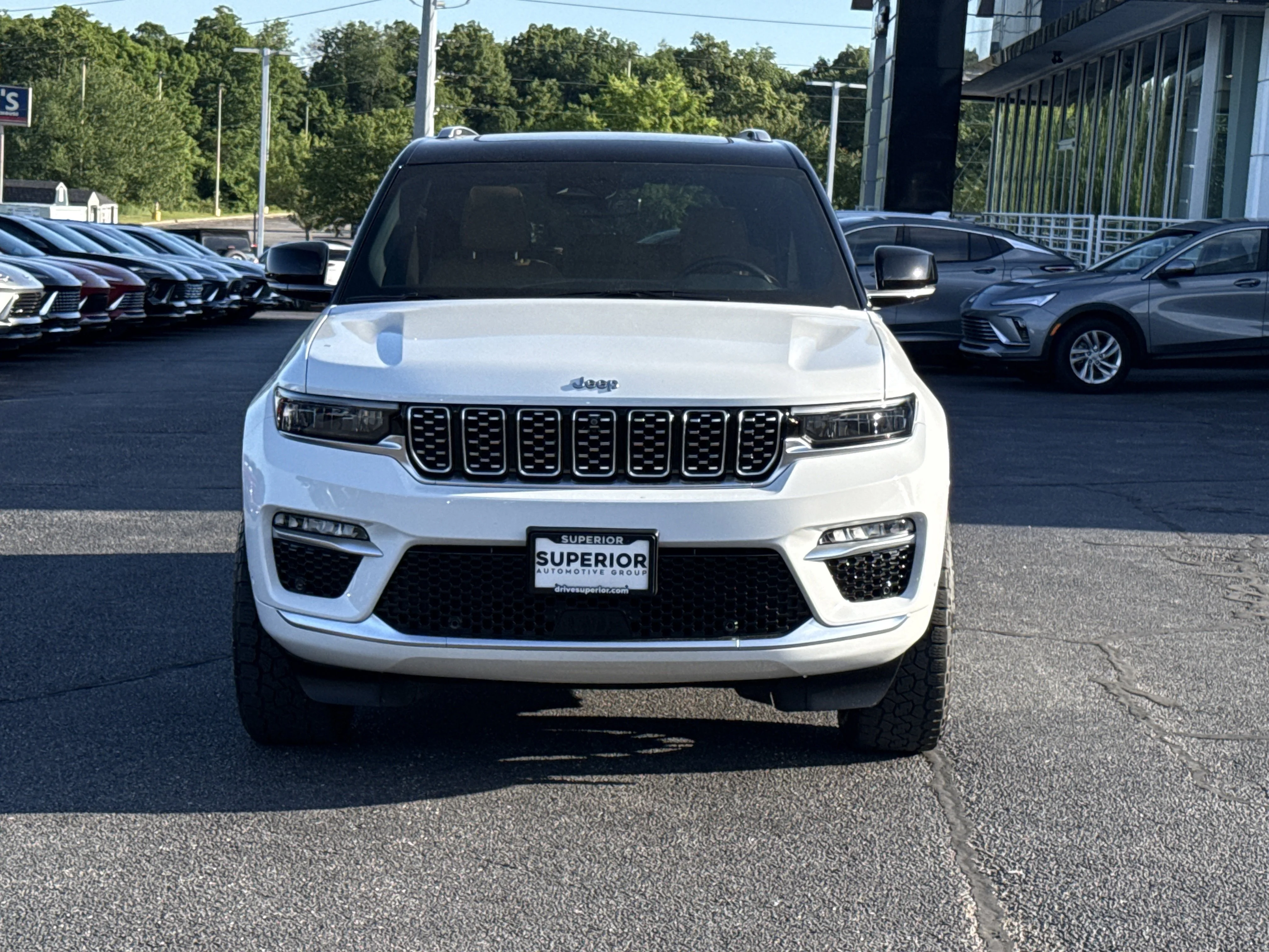 Used 2023 Bright White Clearcoat Jeep Summit 4WD image 16