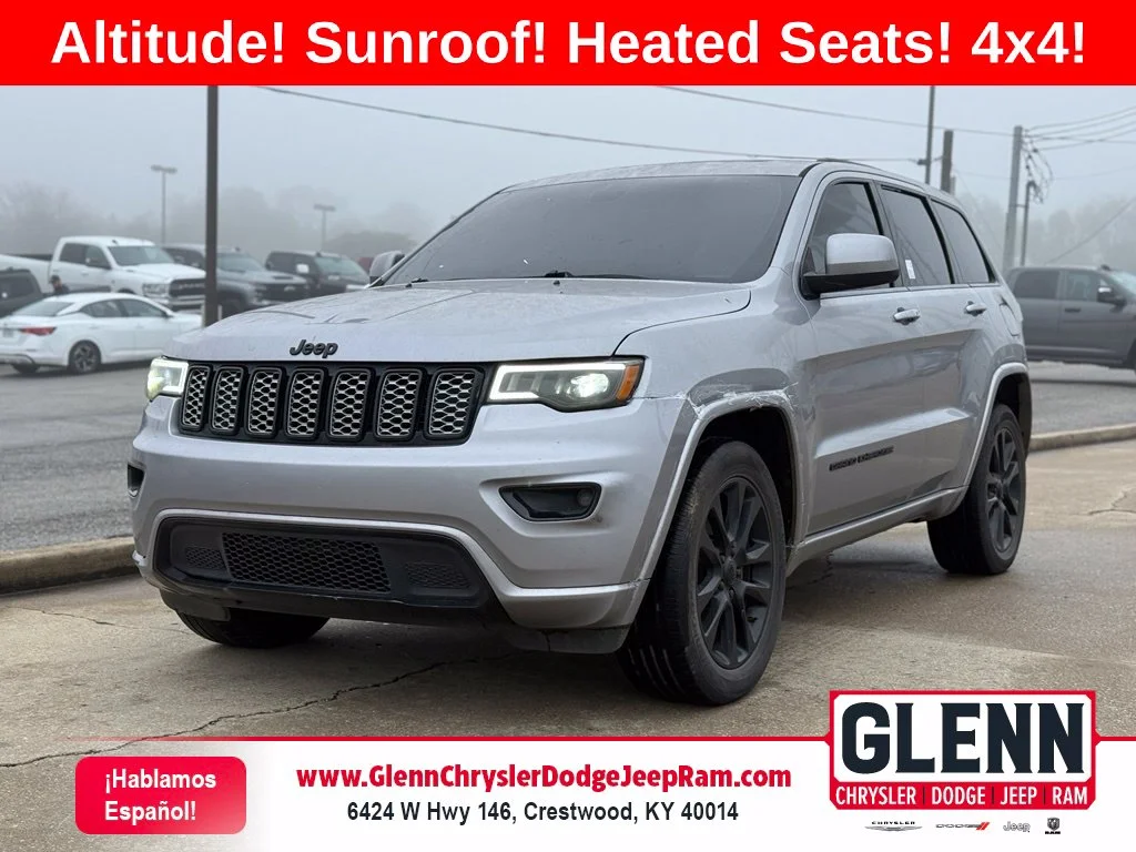 Used 2018 Silver Jeep Altitude image 1