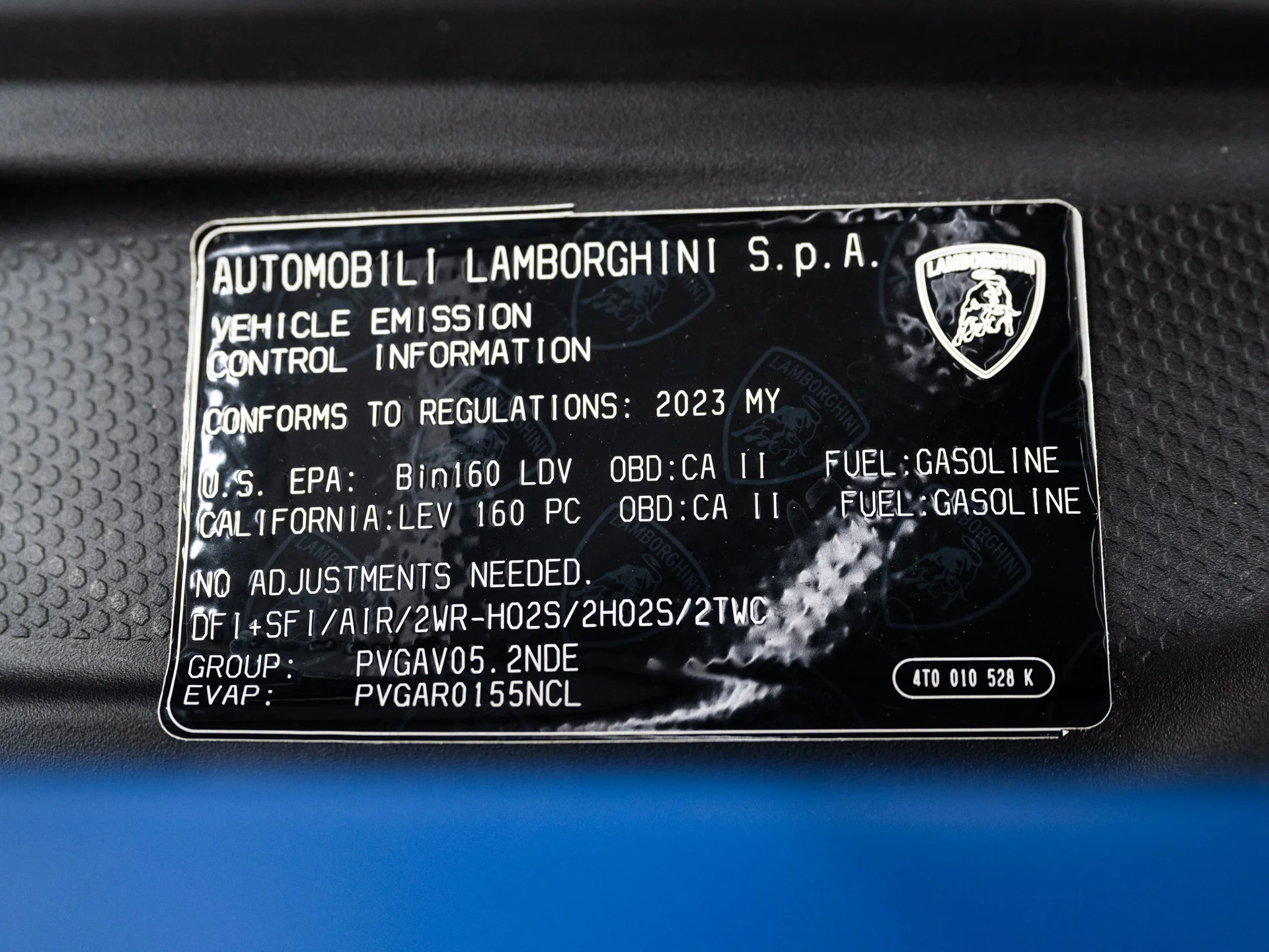 Used 2023 Blu Grifo Matte Lamborghini  image 64