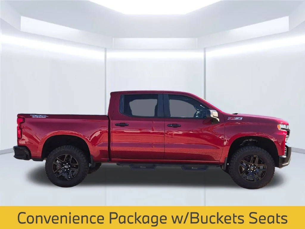 Used 2021 CHERRY RED TINTCOAT Chevrolet LT Trail Boss image 7