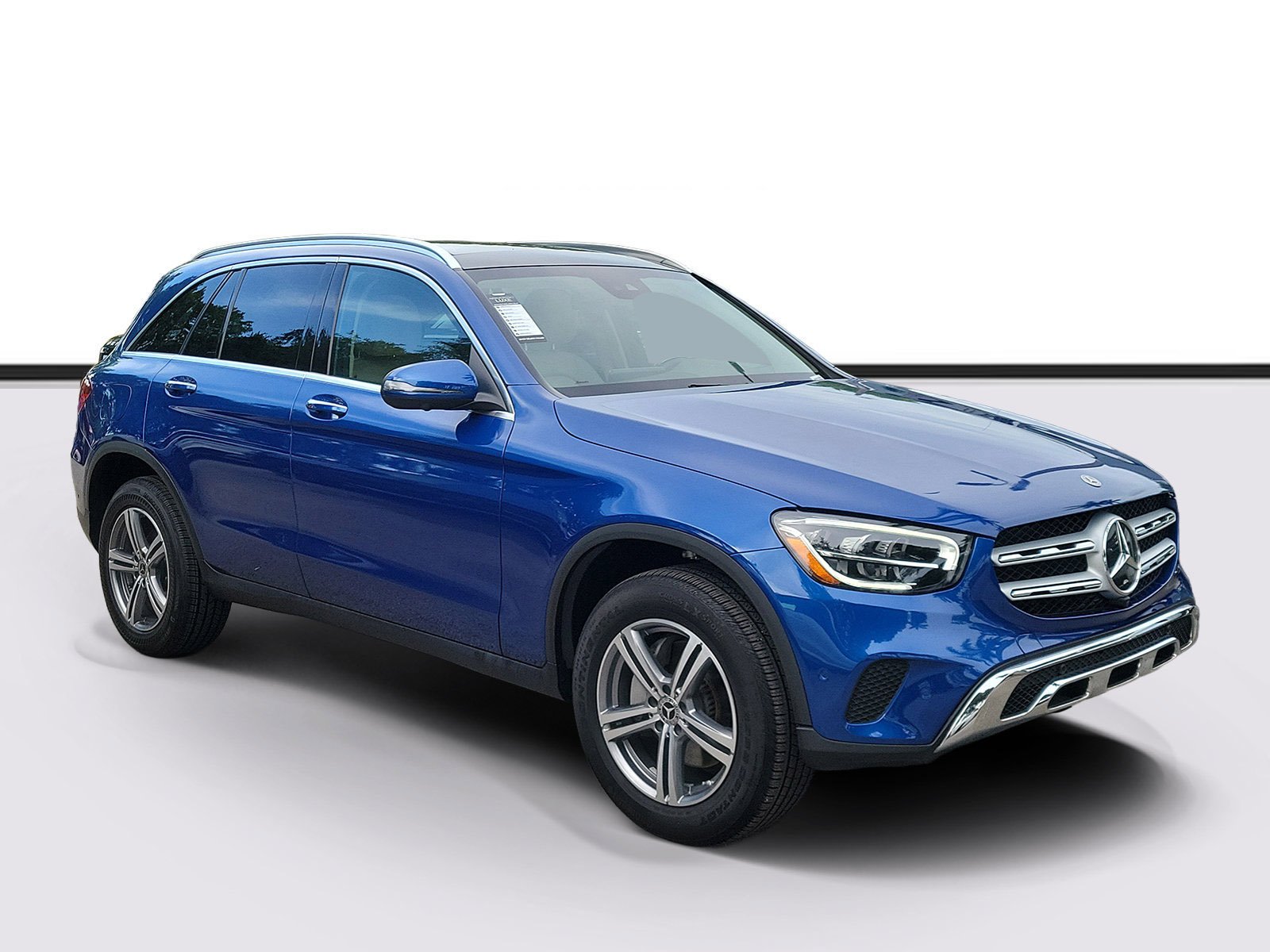 Used 2022 Starling Blue Metallic Mercedes-Benz GLC 300 image 1