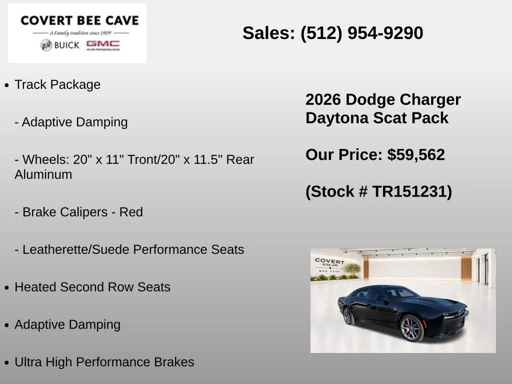 New 2026 Diamond Black Crystal Pearlcoat Dodge R/T Scat Pack image 15