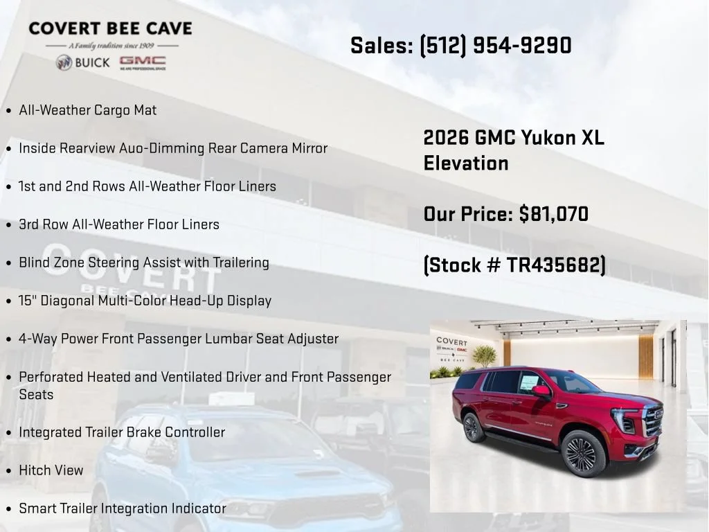 New 2026 GMC Yukon XL Elevation, photo 19