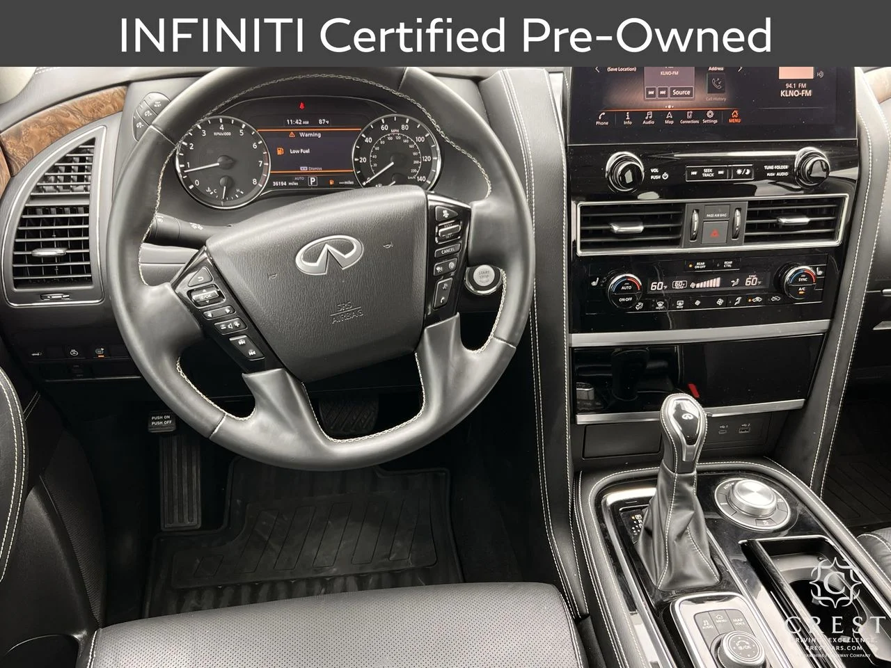 Certified Used 2023 Anthracite Gray INFINITI PREMIUM SELECT image 11