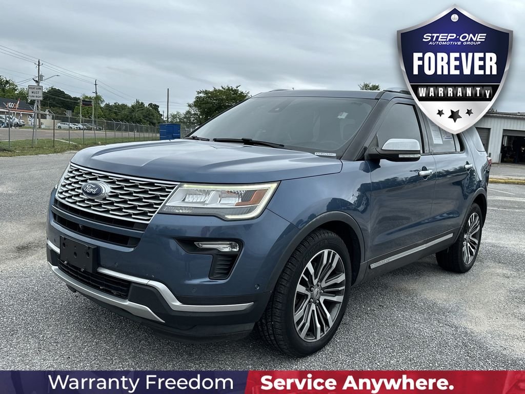Used 2018 Blue Ford Platinum image 2