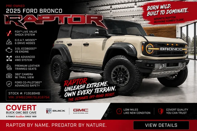2025 Ford Bronco Raptor