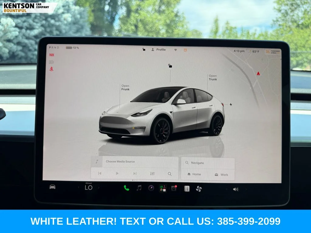 Used 2023 White Tesla Performance image 19