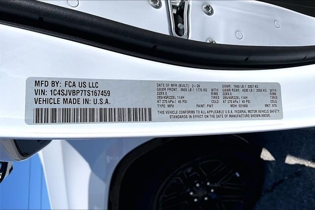 New 2026 Jeep Grand Wagoneer Limited 4D Sport Utility