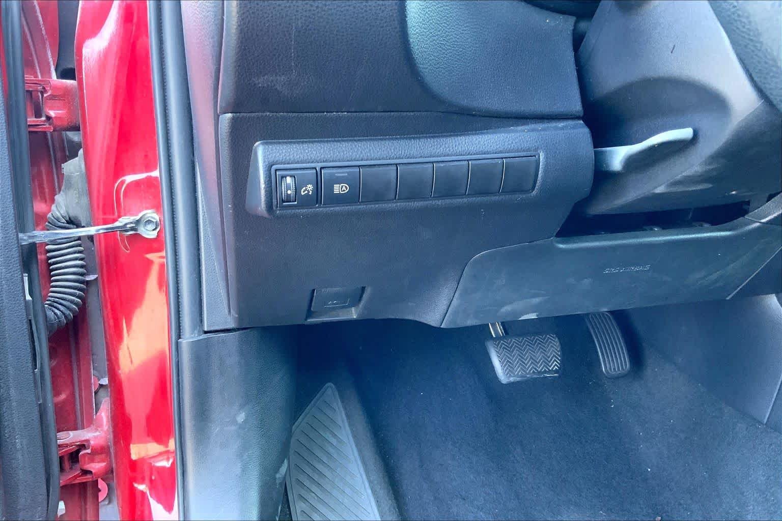 Used 2021 Barcelona Red Metallic Toyota LE image 33