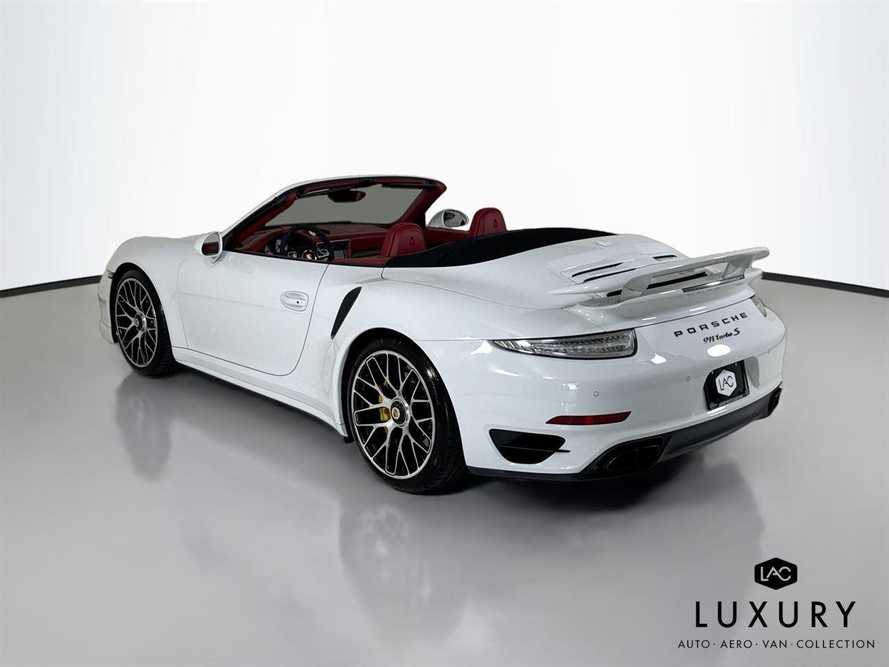 Used 2015 White Porsche Turbo S Cab image 8